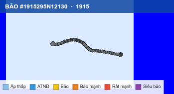Quỹ đạo di chuyển của BÃO #1915295N12130 (1915)