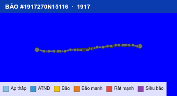 Quỹ đạo di chuyển của BÃO #1917270N15116 (1917)