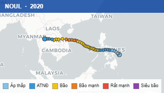 Quỹ đạo di chuyển của NOUL (2020)