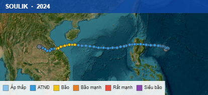 Quỹ đạo di chuyển của SOULIK (2024)