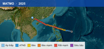 Quỹ đạo di chuyển của MATMO (2025)